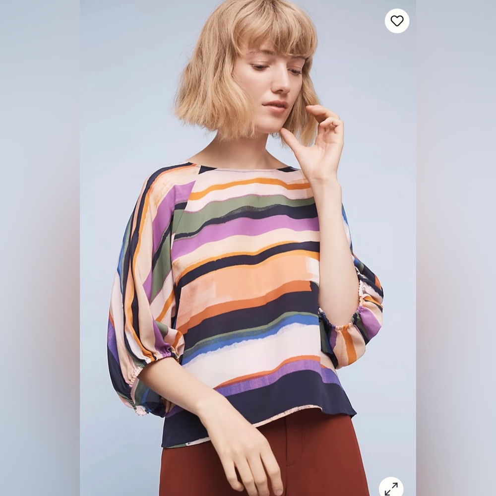 Maeve Silk Kimono Blouse